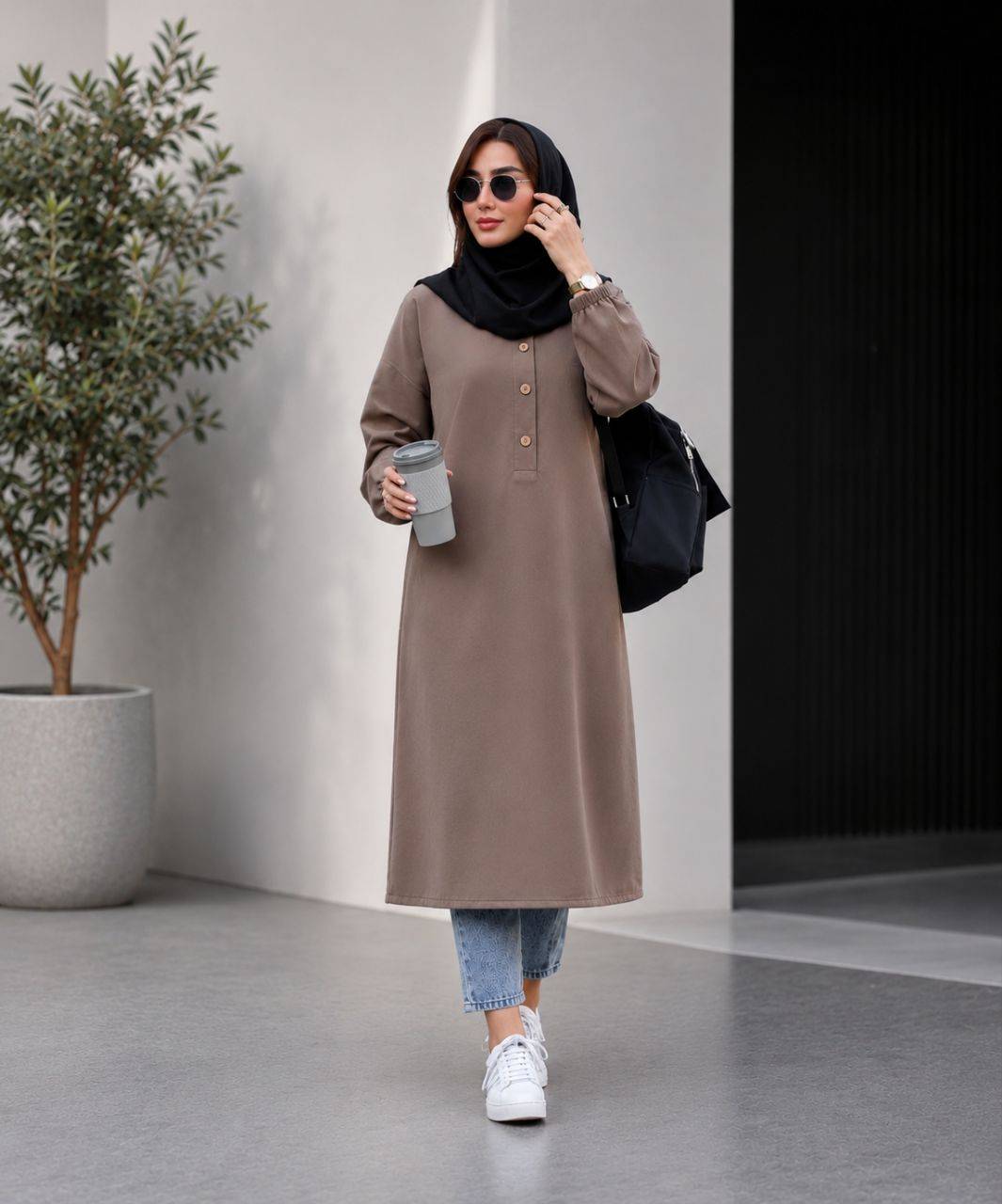 مانتو دانشجویی مدل کادین زنانه (ضمانت اصالت) ارسال رایگان - Image 2