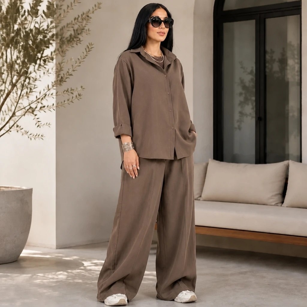 ست آوا شومیز شلوار اسپرت زنانه (ضمانت اصالت) ارسال رایگان - Image 2