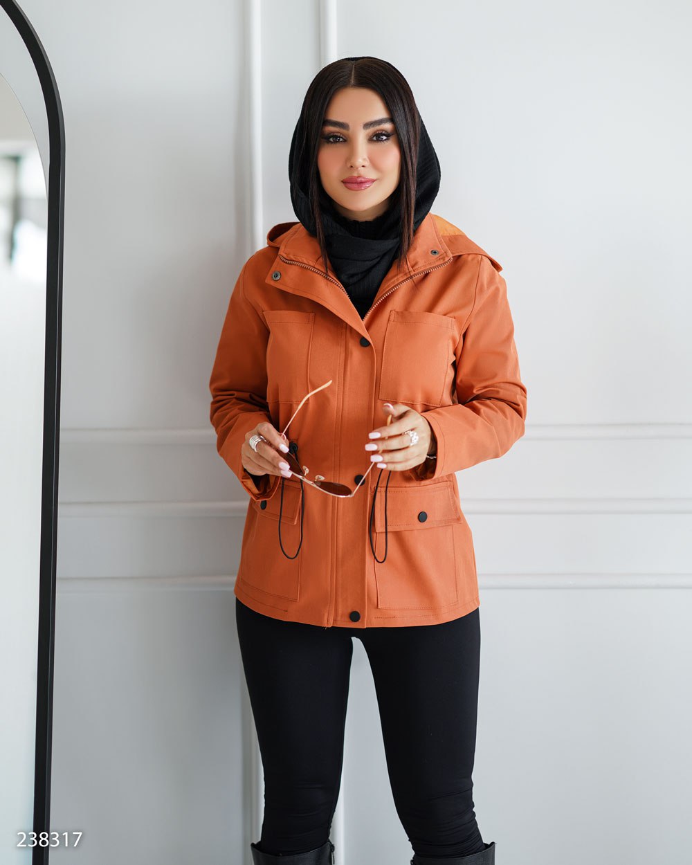 بارانی مدل نازشید کد 2383 آستردار زنانه (ضمانت اصالت) ارسال رایگان