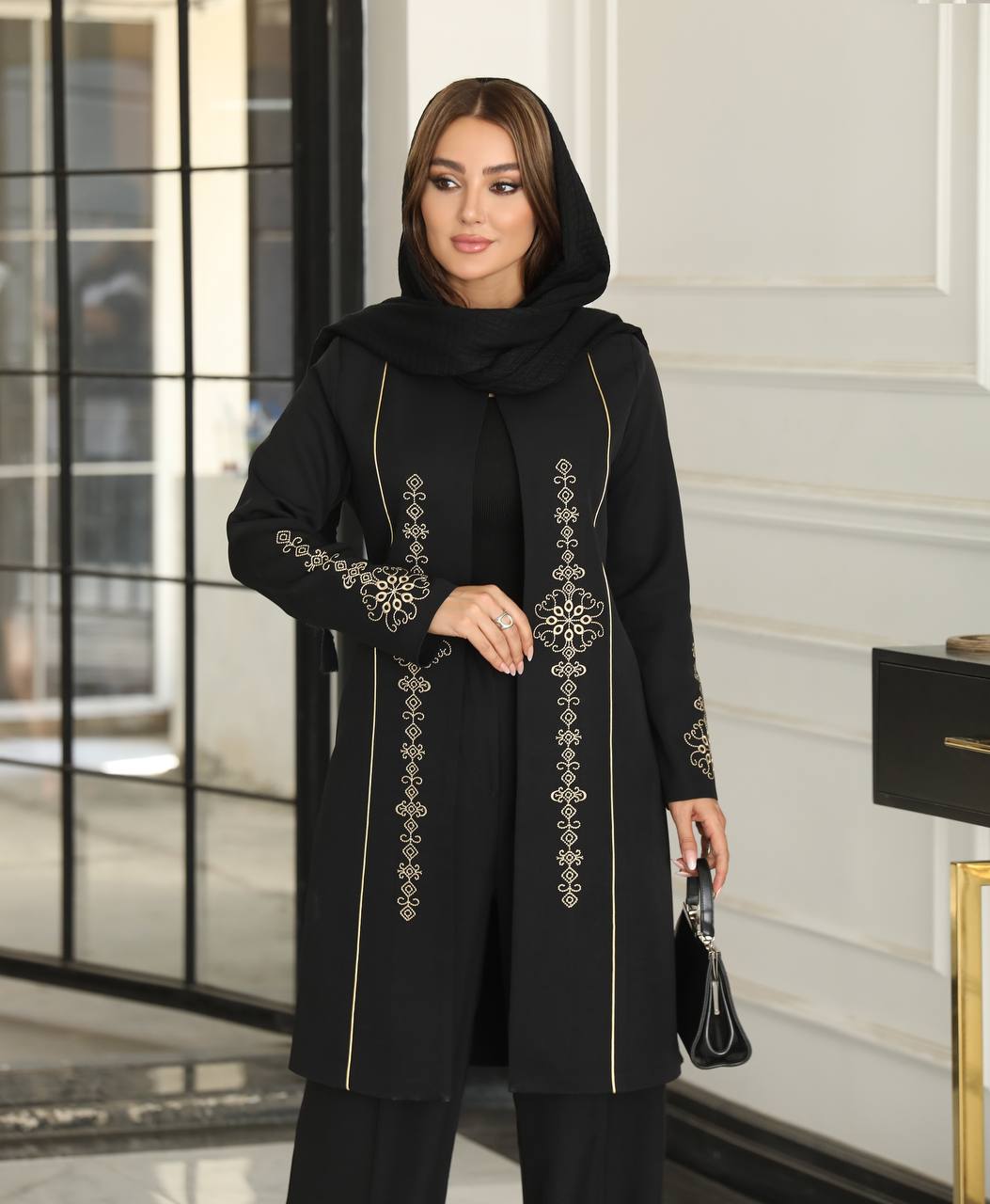 مانتو گلدوزی زنانه مجلسی (ضمانت اصالت) ارسال رایگان