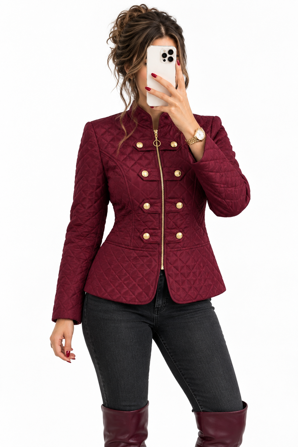 کاپشن کتی مدل فارا درجه یک زنانه (ضمانت اصالت ) ارسال رایگان - تصویر 3